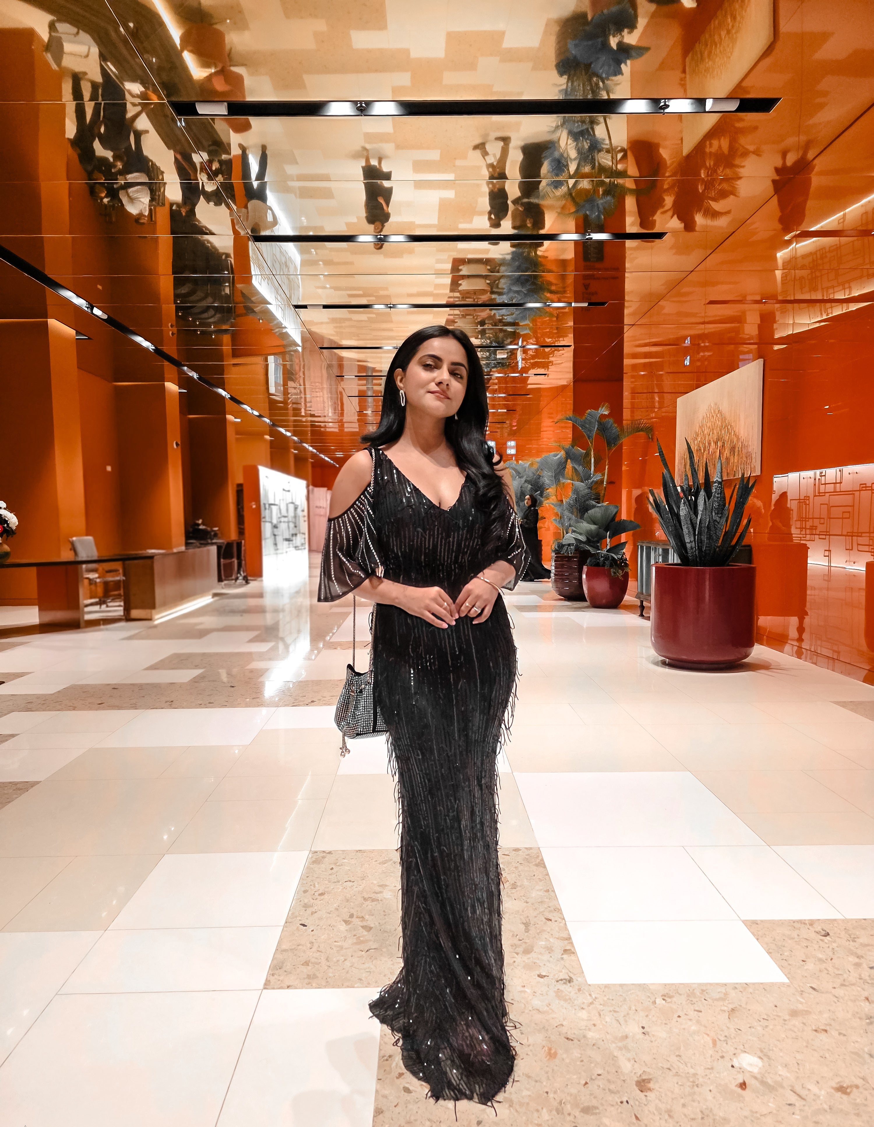 Svara Embellished Gown - Elegant Evening Dress for Women