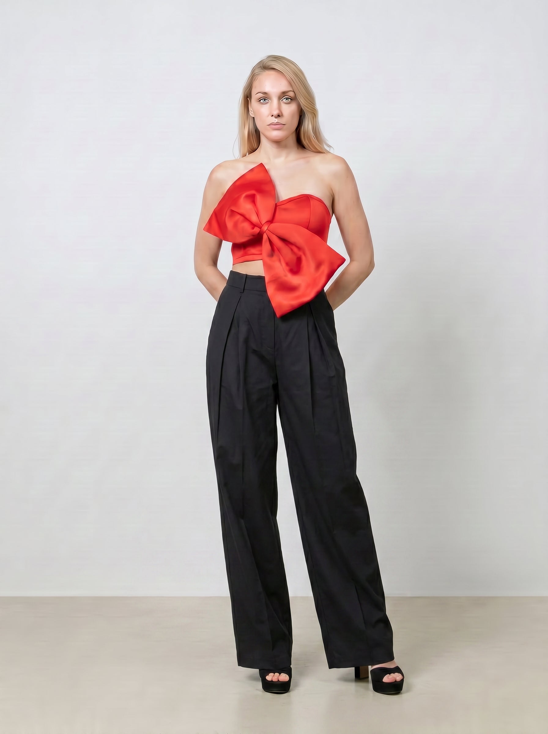 Noir Blanc Timeless Black Tailored Trousers – Sleek, Chic & Versatile